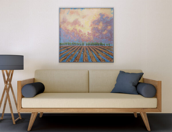 Field At Sunset - Image 2