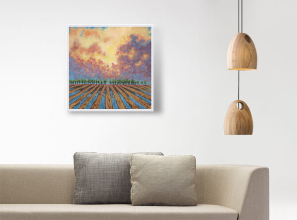 Field At Sunset - Image 4