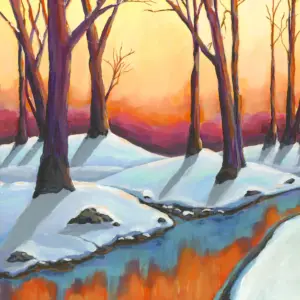 Snowy Stream
